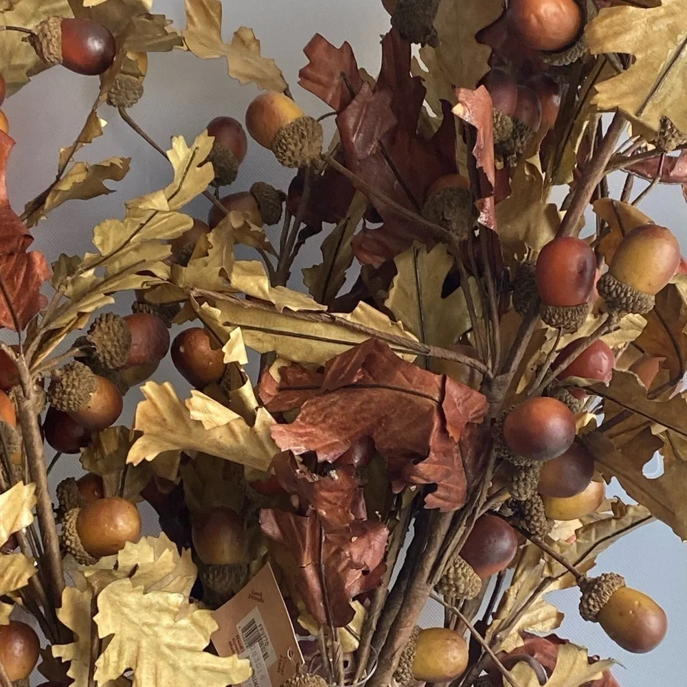 NWT Set of 6 fall acorn picks